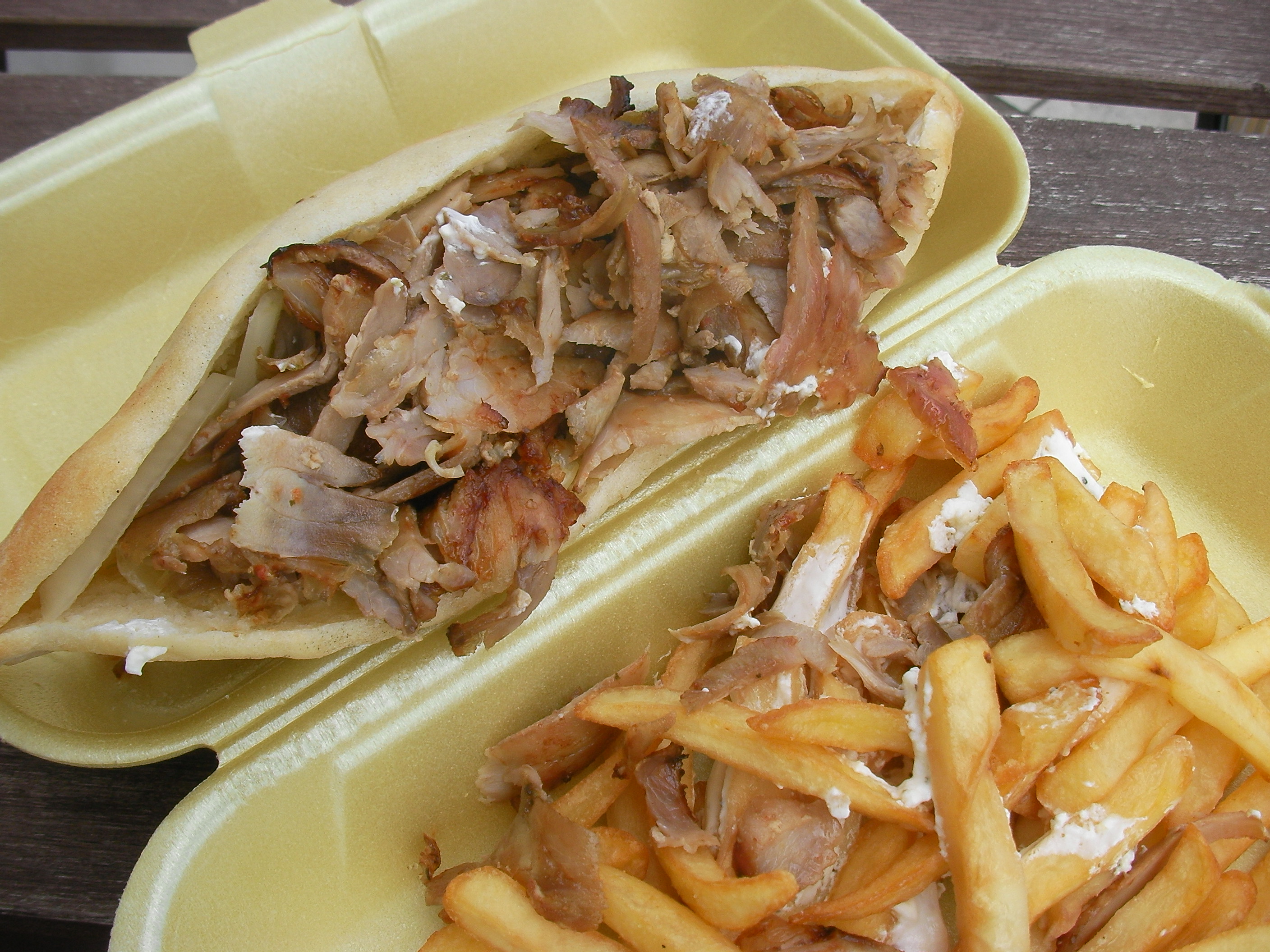 Menu grec et Menu paprika La Baraka à Ermont Chroniques du Kebab