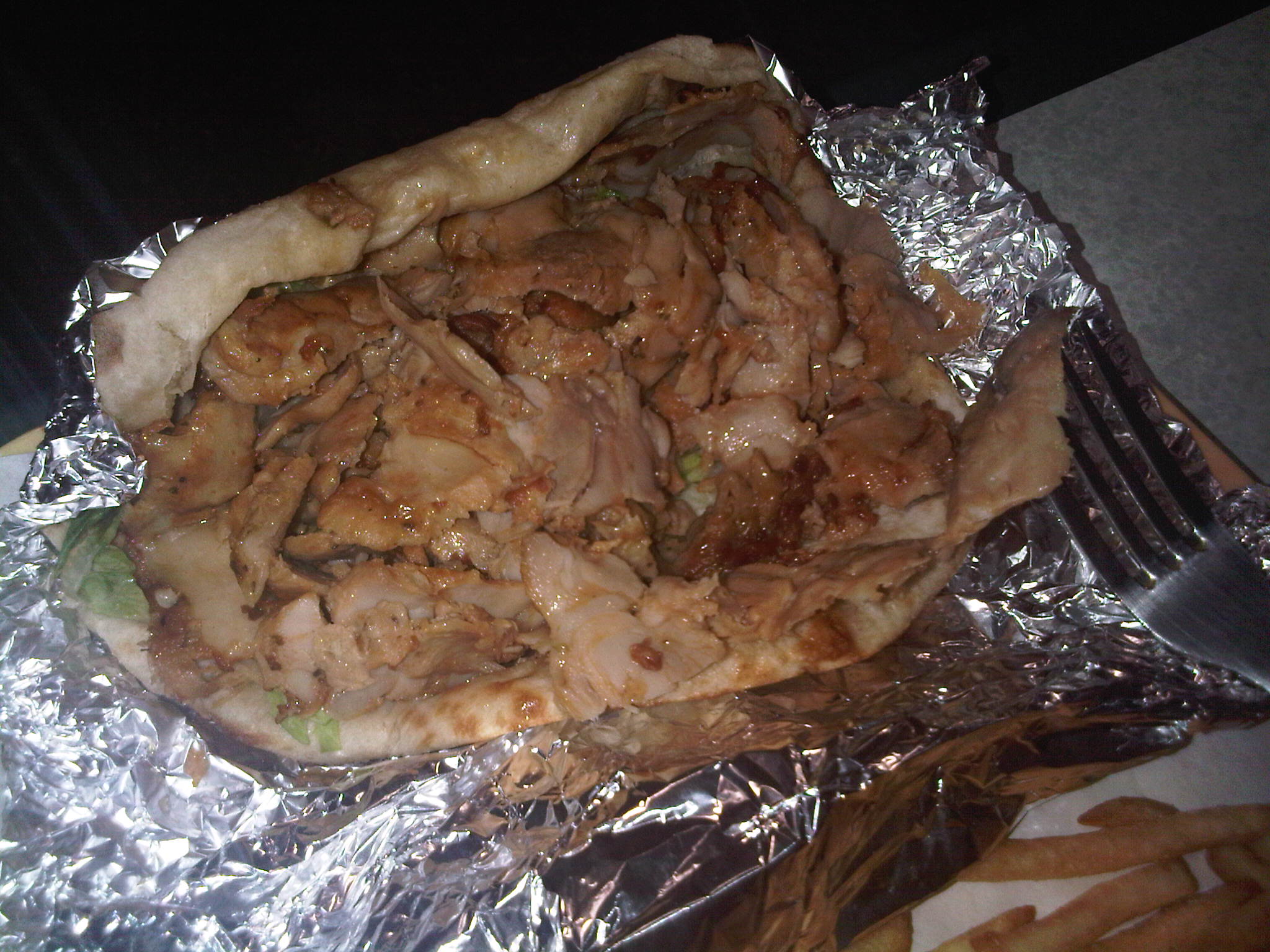 Naan cheese chick'N Nabab Kebab à Paris Chroniques du Kebab